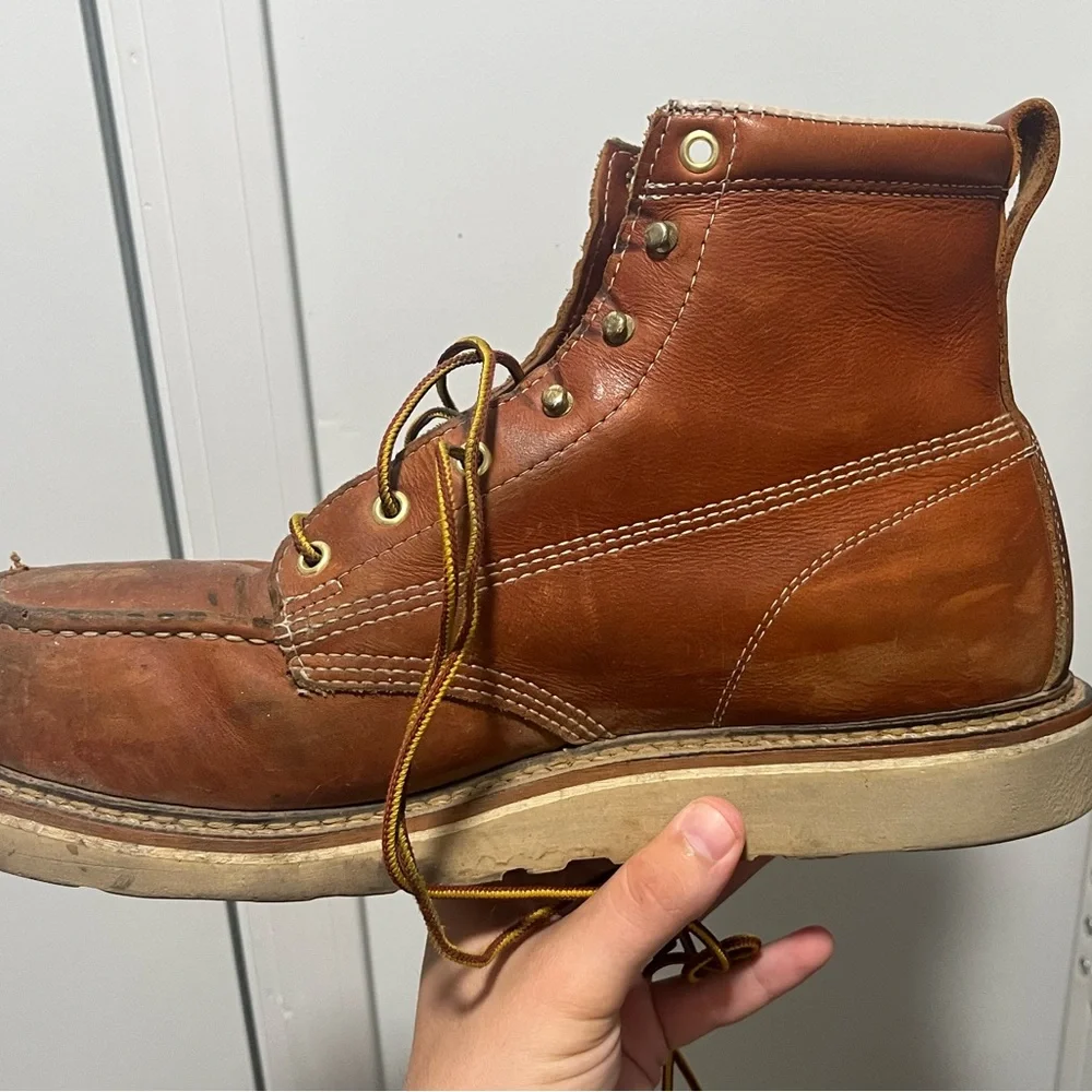 Thorogood AMERICAN HERITAGE – 6″ TOBACCO SAFETY TOE – MOC TOE - Picture 3 of 4